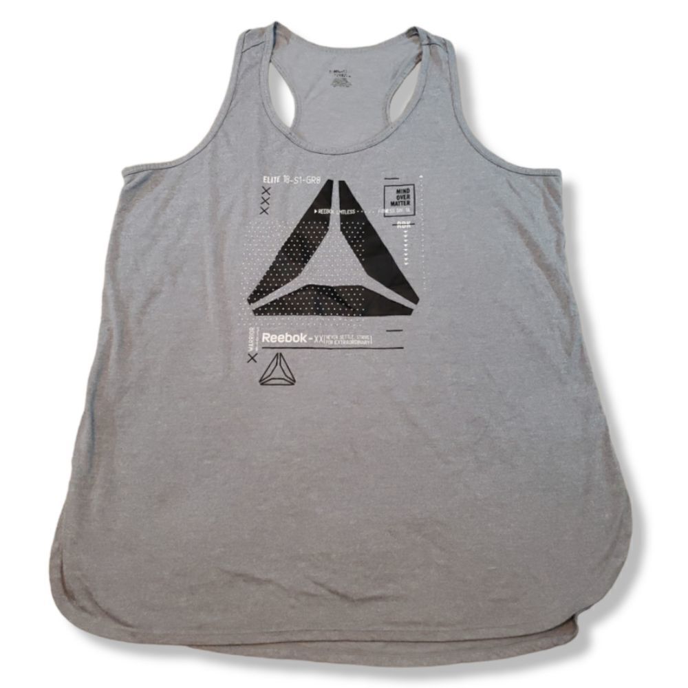 Reebok Top Size 1X Women's Plus Size Racer Back Tank Top Elite Limitless Fitness
